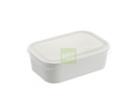 Boîte Blanche + couvercle PP