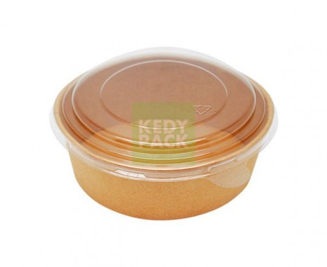 Bol rond couvercle PET