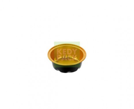 Moule rond en aluminium rond noir